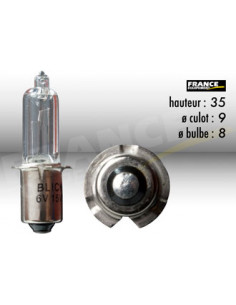 AMPOULE PHARE RING HALOGENE HS2 PX13,5S 6V15W