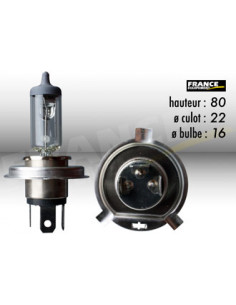 AMPOULE PHARE ULTRA XENON H4 P43T 12V60/55W