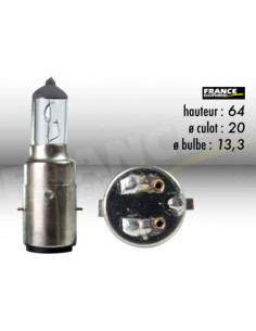 AMPOULE PHARE RING BA20D 12V35/35W