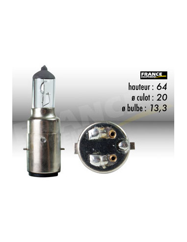 AMPOULE PHARE RING BA20D 12V35/35W