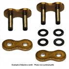 Attache rapide à rivet pour chaine DC 50MZO-G PLS type couleur or Attache rapide à rivet pour chaine DC 50MZO-G PLS type couleur or