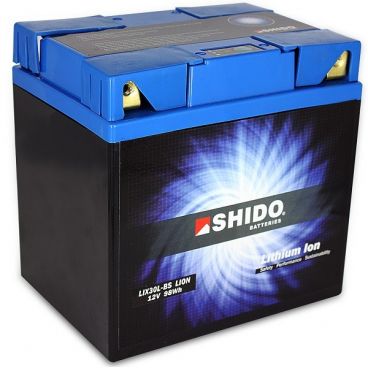 Batterie Lithium Ion SHIDO pour moto LIX30L-BS dans votre boutique-All-bikes