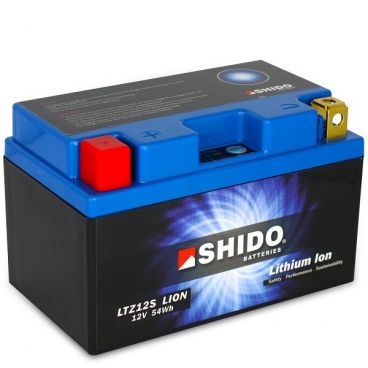 Batterie Lithium Ion SHIDO pour moto LTZ12S