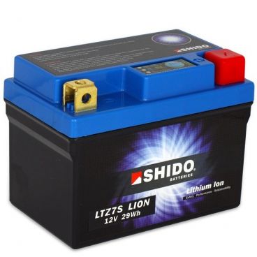 Batterie Lithium Ion SHIDO pour moto LTZ7S