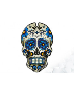 Protège Réservoir "TETE DE MORT" 1 Pièce Format : 100x156.5mm