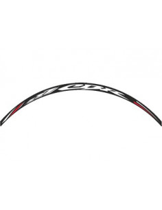 Kit déco de 8 stickers pour Jantes AV + AR  "CBR"  Blanc