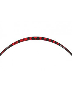 Kit déco de 8 stickers pour Jantes AV+AR "GO" Rouge