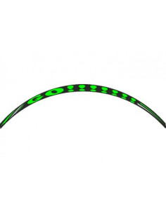 Kit déco de 8 stickers pour Jantes AV+AR "GO" Vert