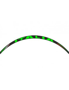 Kit déco de 8 stickers pour Jantes AV+AR "ITALIA" Vert