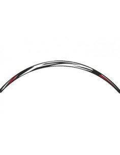 Kit déco de 8 stickers pour Jantes AV + AR   "FZ"  Blanc