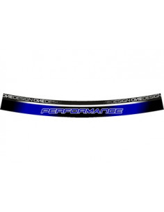 Kit déco de 8 stickers Fluorescent pour Jantes AV+AR "PERFORMANCE" 2