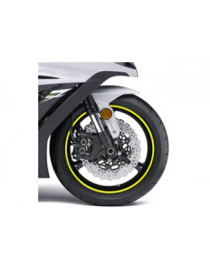 Liseret de Jante Fluorescent "Jaune" avec applicateur