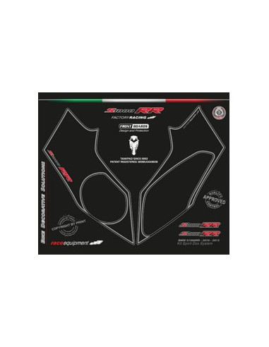 Kit graphique de protection frontale   BMW S1000 RR 2010-2013