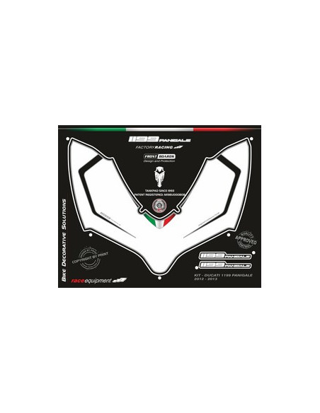 Kit graphique de protection frontale   1199 PANIGALE 2012-2014