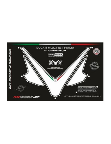 Kit graphique de protection frontale   MULTISTRADA 2010-2012