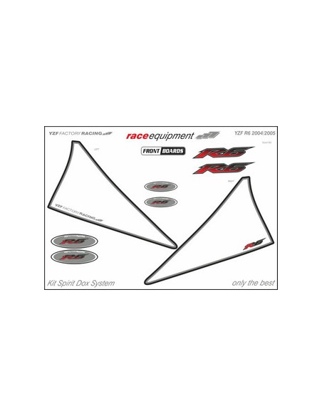Kit graphique de protection frontale   YZF FACTORY RACING