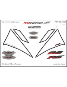 Kit graphique de protection frontale   YZF FACTORY RACING 2