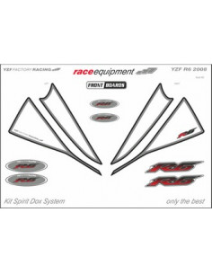 Kit graphique de protection frontale   YZF FACTORY RACING 2
