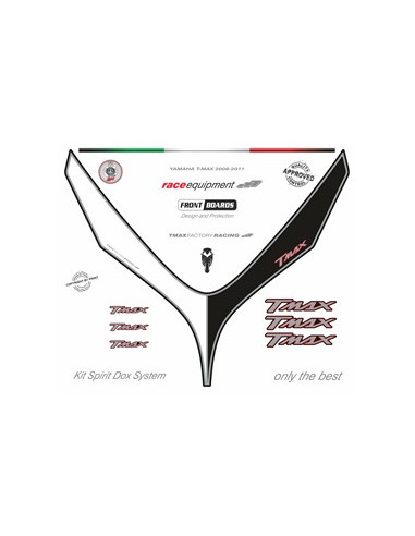 Kit graphique de protection frontale   TMAX FACTORY RACING