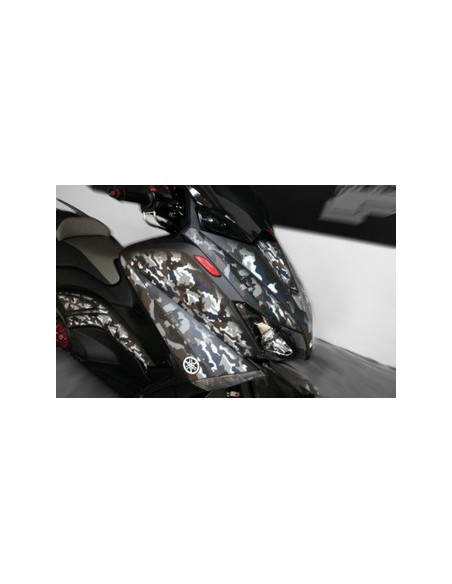 Kit Adhésif graphique pour YAMAHA T-MAX - Version Gris Camouflage