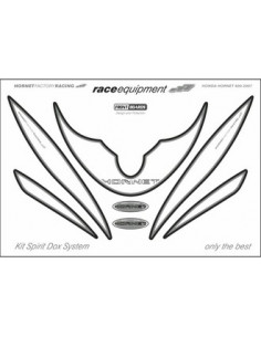 Kit graphique de protection frontale   HORNET FACTORY RACING 2