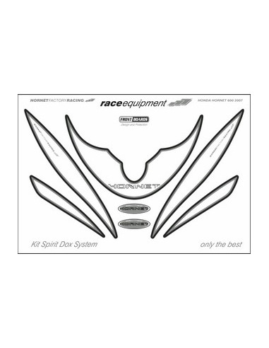 Kit graphique de protection frontale   HORNET FACTORY RACING