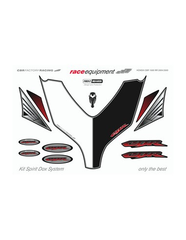 Kit graphique de protection frontale   CBR FACTORY RACING