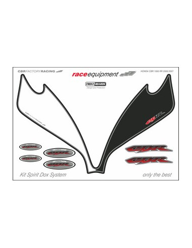 Kit graphique de protection frontale   CBR FACTORY RACING