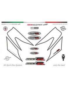 Kit graphique de protection frontale   GSXR FACTORY RACING 2
