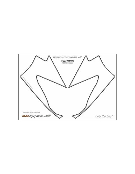 Kit graphique de protection frontale   ZX10R FACTORY RACING