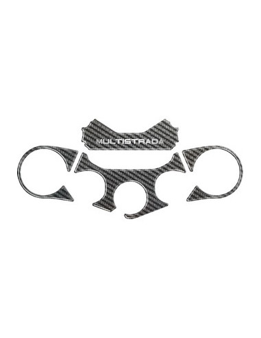 Protège T de fourche "Carbone" pour DUCATI MULTISTRADA 2011/2014