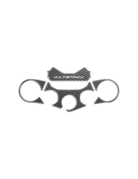Protège T de fourche "Carbone" pour DUCATI MULTISTRADA 2011/2014