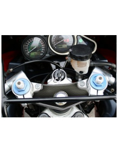 Protège T de fourche "Carbone" pour Kawasaki ZX6R jusqu'à 1999