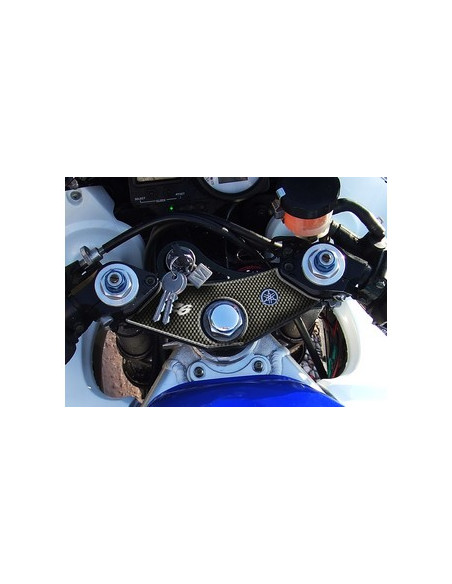 Protège T de fourche "Carbone" pour Yamaha R6 jusqu'à 2002