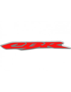 Jeu d'Autocollants résinés "CBR" Rouge. (2 Pièces)