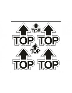 Déco moto 6 pièces "TOP" Noir 2