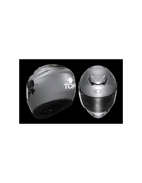 Déco moto 6 pièces "TOP" Blanc