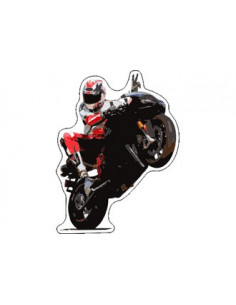 Label déco moto "MOTO". 2 pièces.