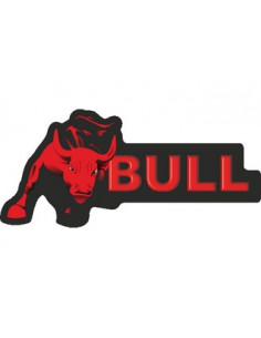 Label déco moto "TAUREAU". 2 pièces.