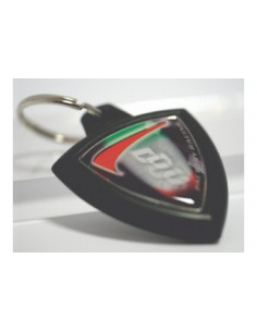 Porte-cléfs en Caoutchouc "DUCATI" Format : 50x50mm