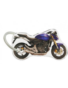 Porte-cléfs en Résine "HONDA HORNET 2008" Format : 40x40mm