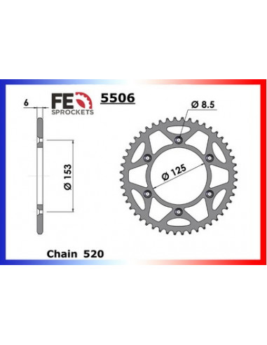 COUR AC CR125R '83/07 47 520