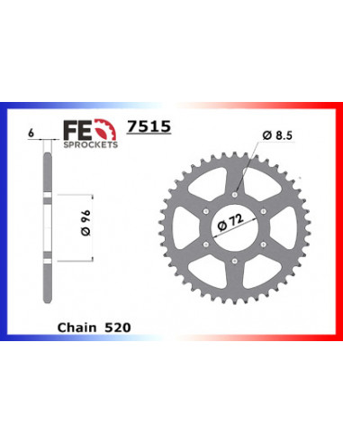 COUR AC DR250-SP370 42 520