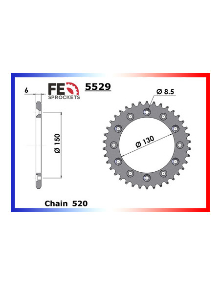 COUR AC XLR350RE/RF 44 520