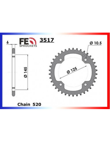 C/ACIER  YFZ.450 '04/09  38   520