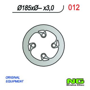 DISQUE DE FREIN NG BRAKE FIXE