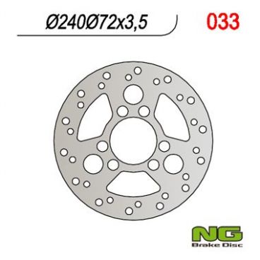 DISQUE DE FREIN NG BRAKE FIXE AVANT GAUCHE