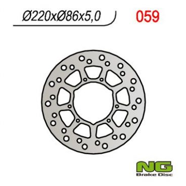 DISQUE DE FREIN NG BRAKE FIXE ARRIERE DROIT