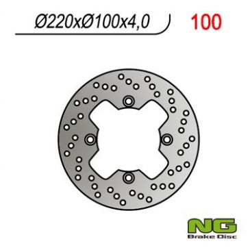 DISQUE DE FREIN NG BRAKE FIXE ARRIERE CENTRAL