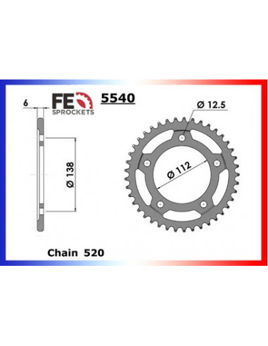 C/A  HONDA NC.700/750'12/15-ADV750'17/18  39  520